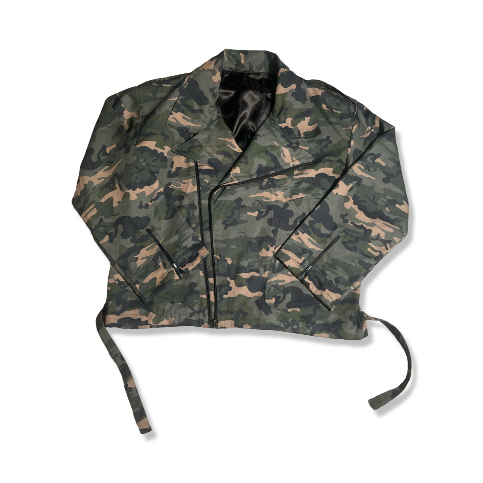 Cropped Camo Jacket ( Dark )